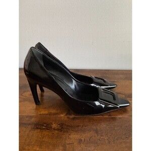 Roger Vivier Black Patent Leather Miss D Leather Pumps w/dustbag Size 39.5